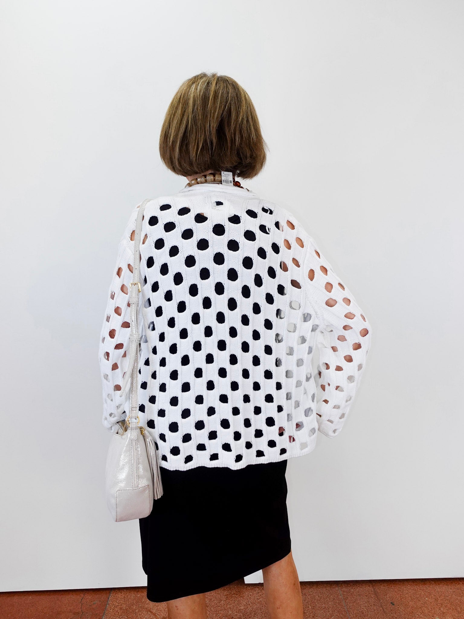 Open Weave Cotton Cardigan - TresChicTexas