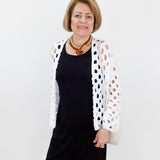 Open Weave Cotton Cardigan - TresChicTexas