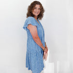 Tiered Flutter Sleeve Dress - TresChicTexas