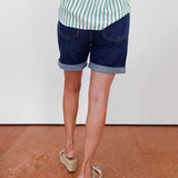 MARLEY GIRLFRIEND 7" SHORT W/ ROLL CUFF - TresChicTexas