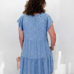 Tiered Flutter Sleeve Dress - TresChicTexas