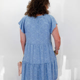 Tiered Flutter Sleeve Dress - TresChicTexas