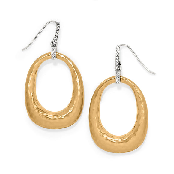 Meridian Geo Open Hoop Earrings