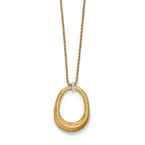 Meridian Geo Open Pendant Necklace