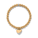 Meridian Petite Wave Heart Bracelet