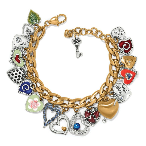 ONE HEART CHARM BRACELET