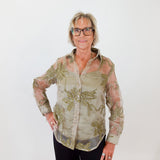 Sequin Embroidery Shirt - TresChicTexas