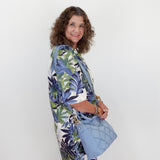 Puff Sleeve Button Front Blouse