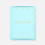 Tart by Taylor product packaging on a light blue background