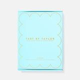 Tart by Taylor product packaging on a light blue background