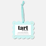 Decorative photo frame ornament with 'tart by Taylor' branding on a white background