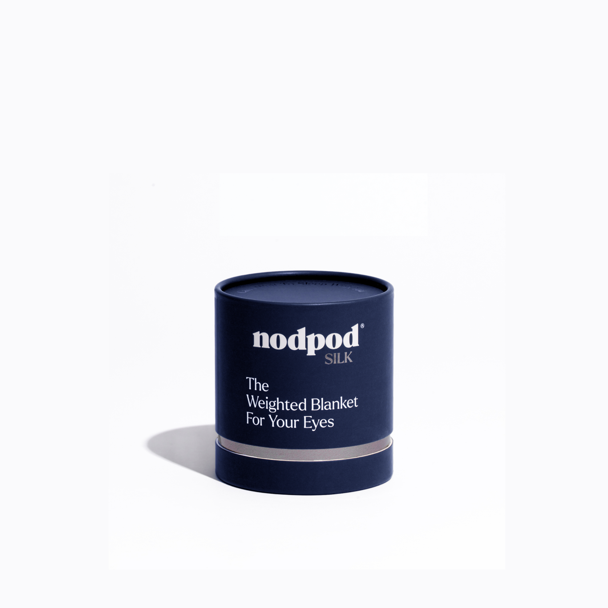 Nodpod weighted blanket packaging on a white background