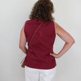Texas A&M Scattered Abbreviation Button Up Vest
