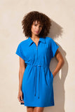 S/S Zip Polo Dress