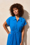 S/S Zip Polo Dress