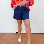 Audrey Jogger Denim Short - TresChicTexas