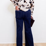 Brooke Trouser Palazzo  W/ Crease