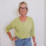 L/S Flatlock V-Neck Top