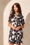 S/S Button Up Polo Dress