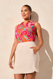 Pull-On Skort W/ Rounded Slits