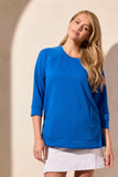 3/4 SLV TUNIC W/ POCKETS