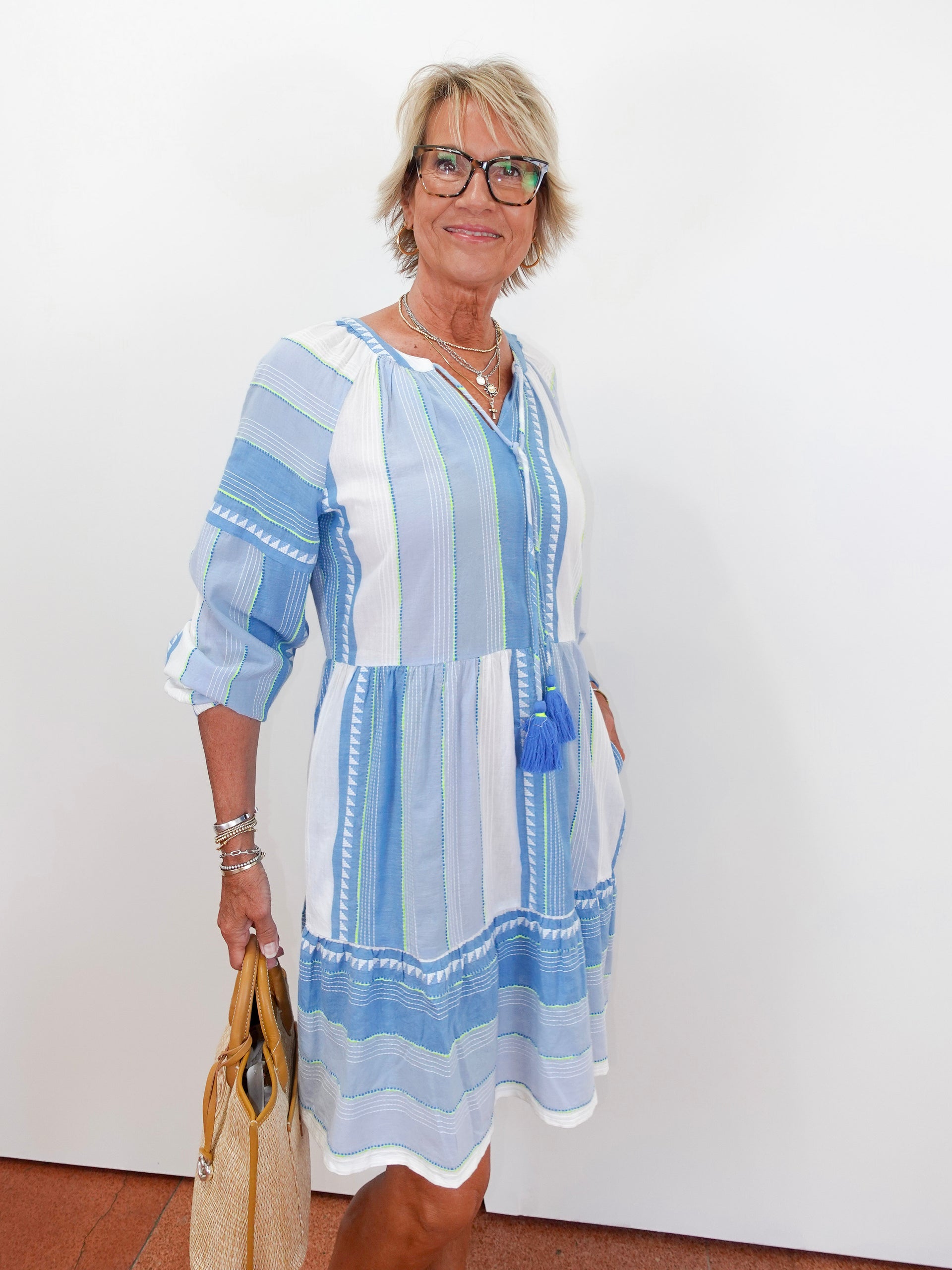 blue tribal dress Rehema Women's African Print Maxi Dress (Blue Flame Tribal) Red / 1X main image 0