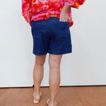 Audrey Jogger Denim Short - TresChicTexas