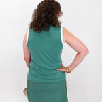 Sleeveless Johnny Collar Top - TresChicTexas