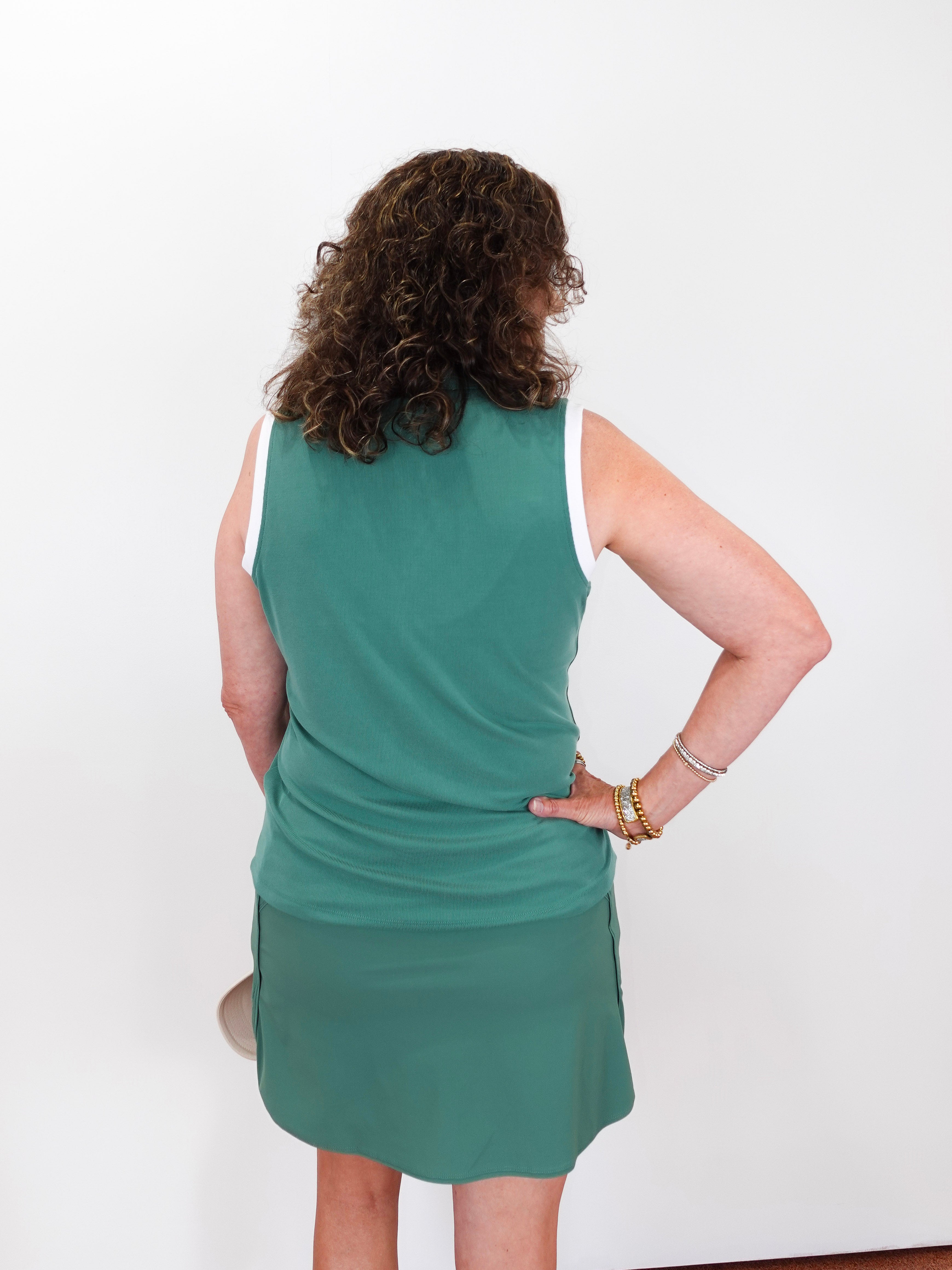 Sleeveless Johnny Collar Top - TresChicTexas