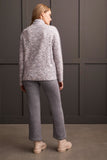 L/S FUNNEL NECK TOP W/ DRAWCORD