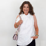 Tie Neck Sleeveless Top - TresChicTexas