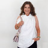 Tie Neck Sleeveless Top - TresChicTexas