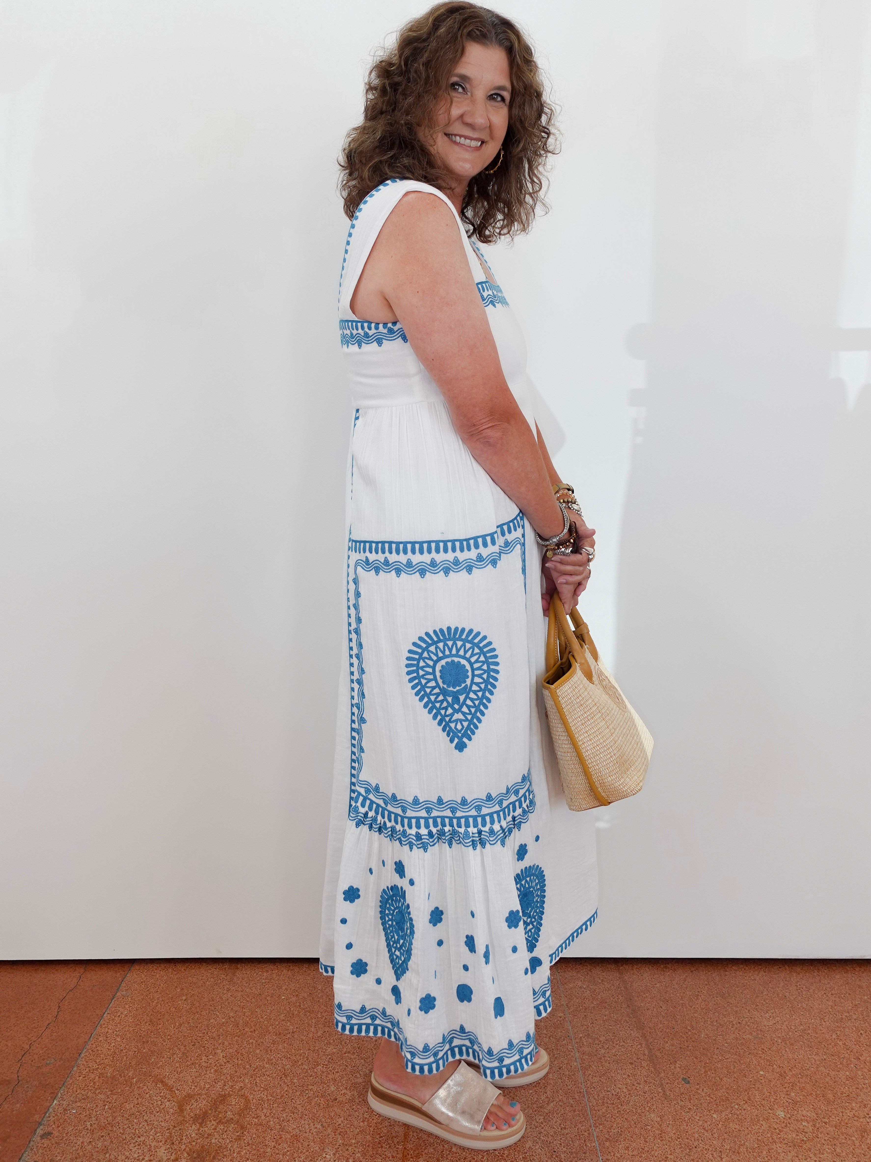 Gauze Embroidered Sundress - Uncle Frank TresChicTexas Gauze Embroidered Sundress - Uncle Frank TresChicTexas