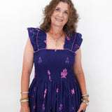 Smocked Border Dress