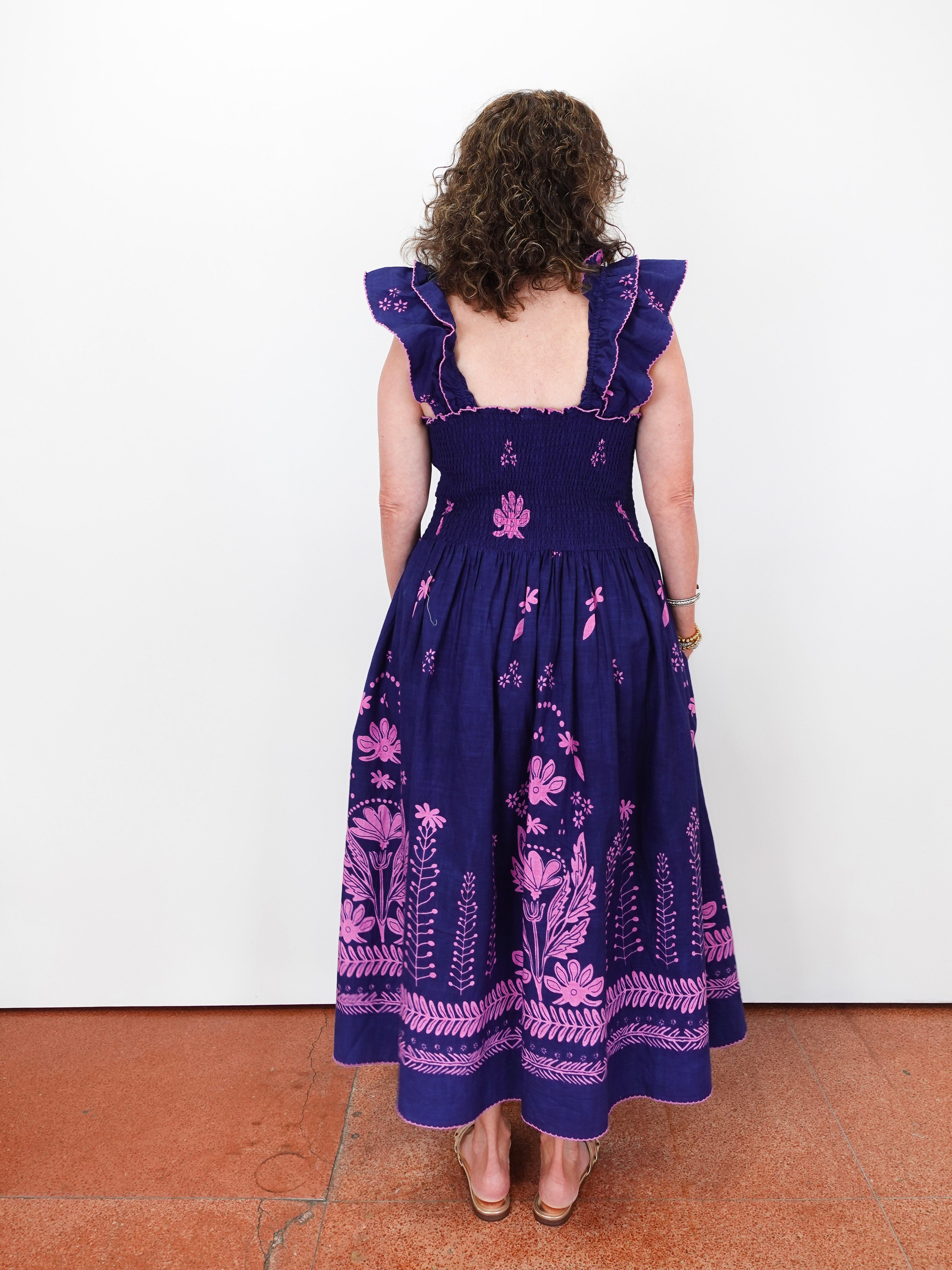 Smocked Border Dress