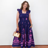 Smocked Border Dress