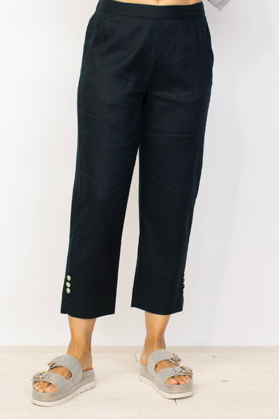 EASY LINEN CROP PANT – TresChicTexas