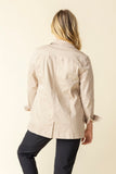 STRETCH DENIM BOYFRIEND JACKET