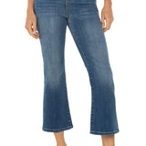 GIA CROP FLARE W/ EXPOSED BUTTON