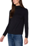 L/S MOCK NECK KNIT TOP