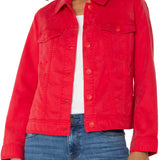 TRUCKET JACKET W/ SHIRRED BACK