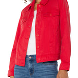 TRUCKET JACKET W/ SHIRRED BACK
