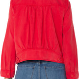 TRUCKET JACKET W/ SHIRRED BACK
