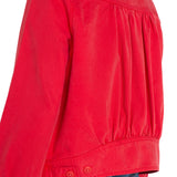 TRUCKET JACKET W/ SHIRRED BACK