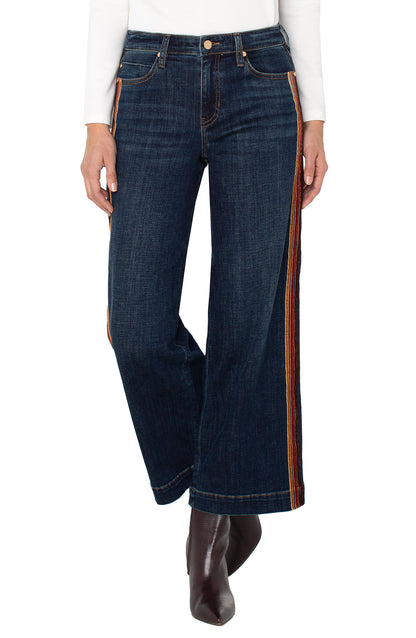 Stride Wide Leg W/ Velvet Trim