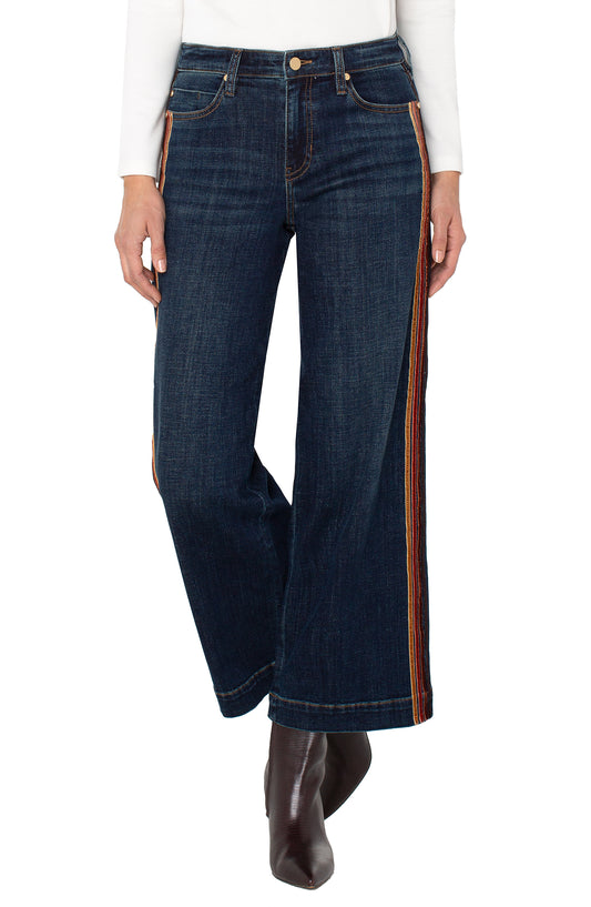 Stride Wide Leg W/ Velvet Trim