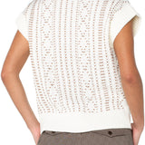 Cap Sleeve Dolman 1/2 Zip Sweater