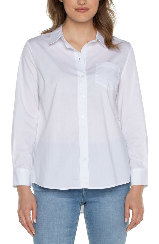 CLASSIC FIT POPLIN SHIRT