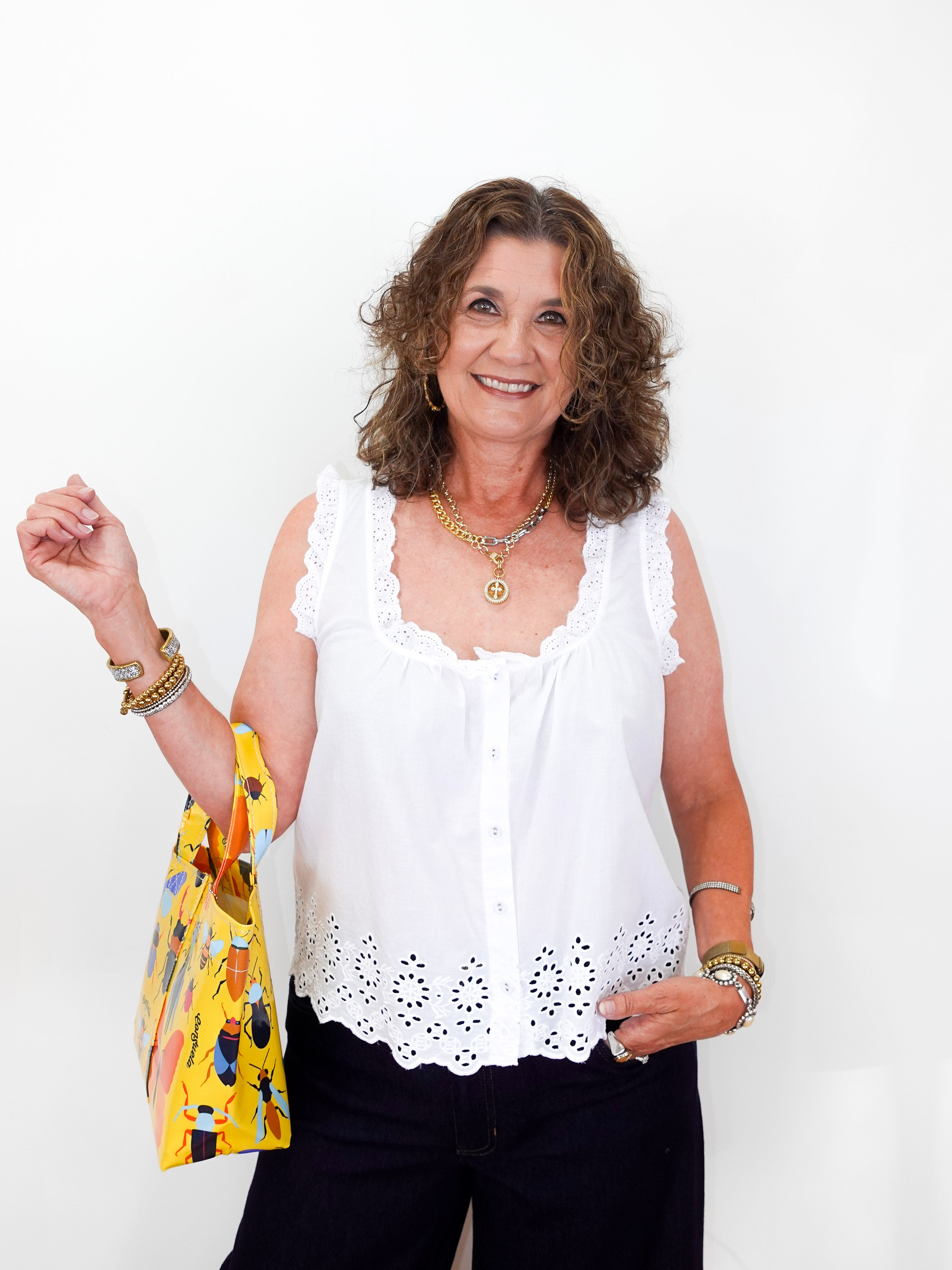 Rosabel Sleeveless Eyelet Top - TresChicTexas