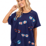 Americana Sparkle Shades Tee - TresChicTexas